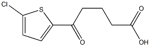 5-(5-chlorothiophen-2-yl)-5-oxopentanoic acid 结构式