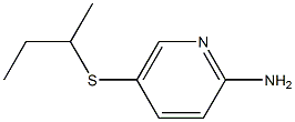 5-(butan-2-ylsulfanyl)pyridin-2-amine 结构式