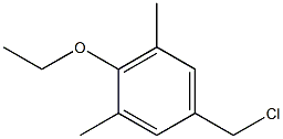 5-(chloromethyl)-2-ethoxy-1,3-dimethylbenzene 结构式
