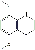 5,8-dimethoxy-1,2,3,4-tetrahydroquinoline 结构式