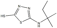 5-[(2-methylbutan-2-yl)amino]-1,3,4-thiadiazole-2-thiol 结构式