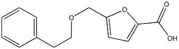 5-[(2-phenylethoxy)methyl]furan-2-carboxylic acid 结构式