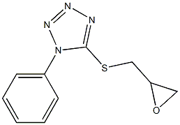 5-[(oxiran-2-ylmethyl)sulfanyl]-1-phenyl-1H-1,2,3,4-tetrazole 结构式