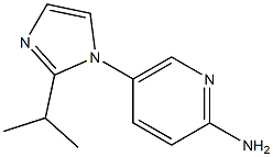 5-[2-(propan-2-yl)-1H-imidazol-1-yl]pyridin-2-amine 结构式