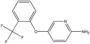 5-[2-(trifluoromethyl)phenoxy]pyridin-2-amine 结构式