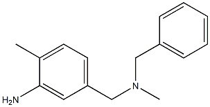 5-{[benzyl(methyl)amino]methyl}-2-methylaniline 结构式
