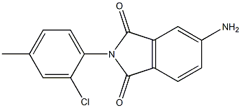 5-amino-2-(2-chloro-4-methylphenyl)-2,3-dihydro-1H-isoindole-1,3-dione 结构式