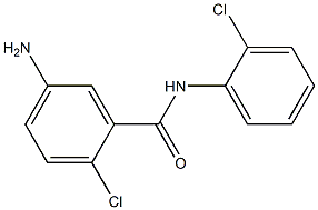 5-amino-2-chloro-N-(2-chlorophenyl)benzamide 结构式