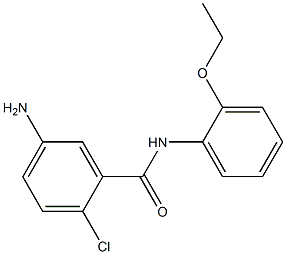 5-amino-2-chloro-N-(2-ethoxyphenyl)benzamide 结构式