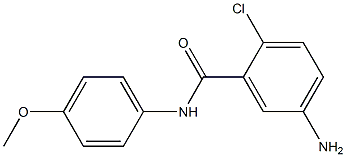 5-amino-2-chloro-N-(4-methoxyphenyl)benzamide 结构式