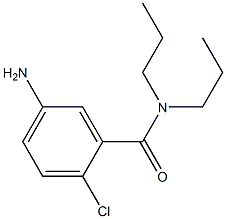 5-amino-2-chloro-N,N-dipropylbenzamide 结构式