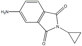 5-amino-2-cyclopropyl-2,3-dihydro-1H-isoindole-1,3-dione 结构式