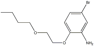 5-bromo-2-(2-butoxyethoxy)aniline 结构式