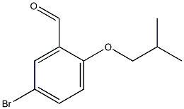 5-bromo-2-(2-methylpropoxy)benzaldehyde 结构式