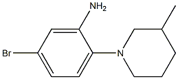 5-bromo-2-(3-methylpiperidin-1-yl)aniline 结构式