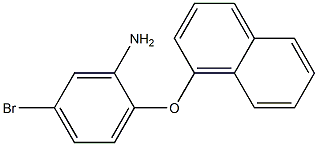 5-bromo-2-(naphthalen-1-yloxy)aniline 结构式