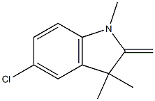 5-chloro-1,3,3-trimethyl-2-methylidene-2,3-dihydro-1H-indole 结构式