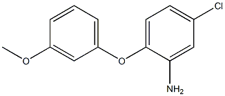 5-chloro-2-(3-methoxyphenoxy)aniline 结构式