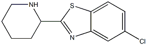 5-chloro-2-(piperidin-2-yl)-1,3-benzothiazole 结构式