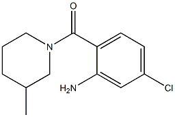 5-chloro-2-[(3-methylpiperidin-1-yl)carbonyl]aniline 结构式