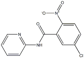 5-chloro-2-nitro-N-(pyridin-2-yl)benzamide 结构式