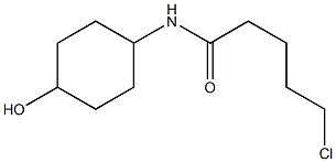 5-chloro-N-(4-hydroxycyclohexyl)pentanamide 结构式