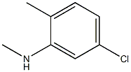 5-chloro-N,2-dimethylaniline 结构式