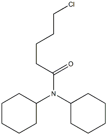 5-chloro-N,N-dicyclohexylpentanamide 结构式