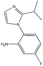 5-fluoro-2-[2-(propan-2-yl)-1H-imidazol-1-yl]aniline 结构式