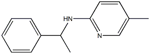 5-methyl-N-(1-phenylethyl)pyridin-2-amine 结构式