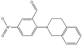 5-nitro-2-(1,2,3,4-tetrahydroisoquinolin-2-yl)benzaldehyde 结构式