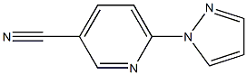 6-(1H-pyrazol-1-yl)pyridine-3-carbonitrile 结构式