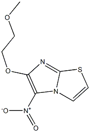 6-(2-methoxyethoxy)-5-nitroimidazo[2,1-b][1,3]thiazole 结构式
