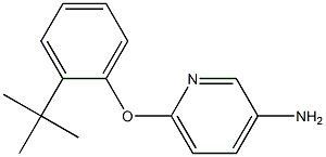 6-(2-tert-butylphenoxy)pyridin-3-amine 结构式