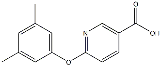 6-(3,5-dimethylphenoxy)nicotinic acid 结构式