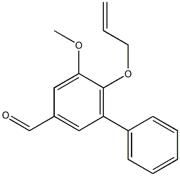 6-(allyloxy)-5-methoxy-1,1'-biphenyl-3-carbaldehyde 结构式