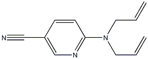 6-(diallylamino)nicotinonitrile 结构式