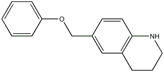 6-(phenoxymethyl)-1,2,3,4-tetrahydroquinoline 结构式