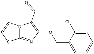 6-[(2-chlorobenzyl)oxy]imidazo[2,1-b][1,3]thiazole-5-carbaldehyde 结构式