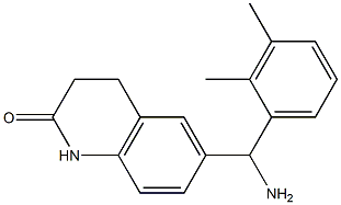 6-[amino(2,3-dimethylphenyl)methyl]-1,2,3,4-tetrahydroquinolin-2-one 结构式