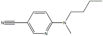 6-[butyl(methyl)amino]nicotinonitrile 结构式