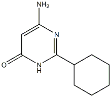 6-amino-2-cyclohexyl-3,4-dihydropyrimidin-4-one 结构式