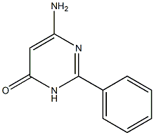 6-amino-2-phenyl-3,4-dihydropyrimidin-4-one 结构式