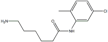 6-amino-N-(5-chloro-2-methylphenyl)hexanamide 结构式