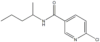 6-chloro-N-(pentan-2-yl)pyridine-3-carboxamide 结构式