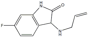 6-fluoro-3-(prop-2-en-1-ylamino)-2,3-dihydro-1H-indol-2-one 结构式