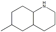 6-methyldecahydroquinoline 结构式