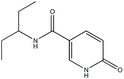 6-oxo-N-(pentan-3-yl)-1,6-dihydropyridine-3-carboxamide 结构式