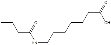 7-(butyrylamino)heptanoic acid 结构式