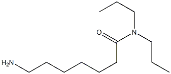 7-amino-N,N-dipropylheptanamide 结构式